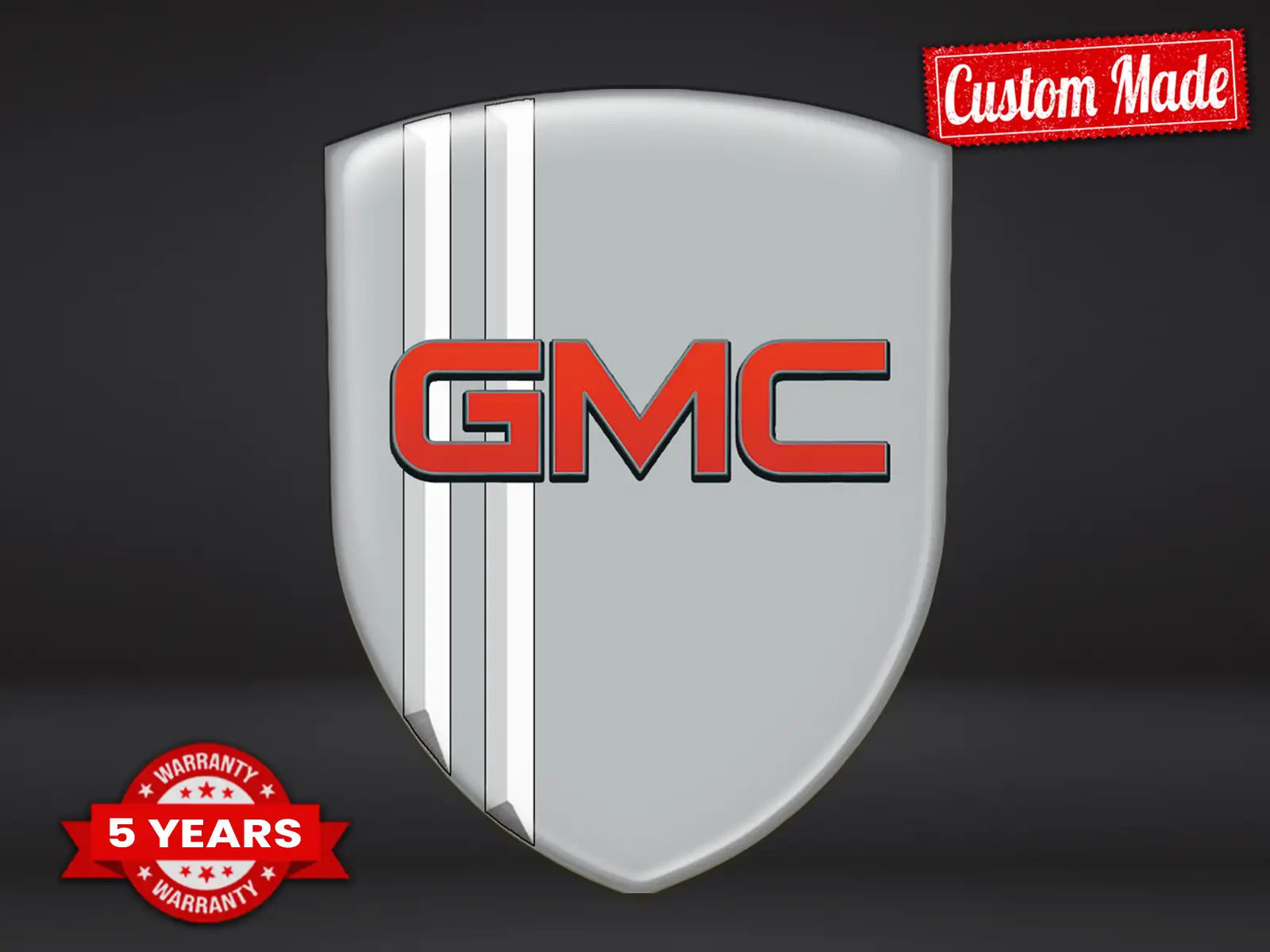 GMC Doming Autoschilder Pro Max Robust Modern Stilvoll